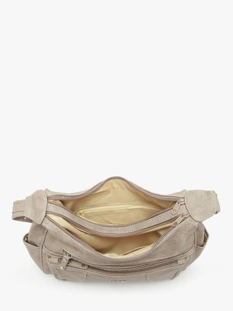Cross Body Tas Basic Miniprix Beige basic P262 ander zicht 2