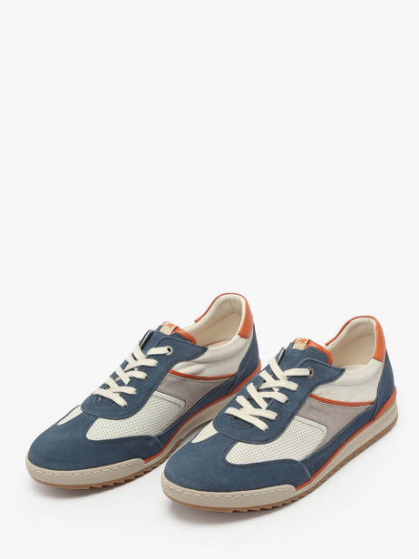 Sneakers Afelpado Uit Leder Fluchos Blauw men F2184 ander zicht 2