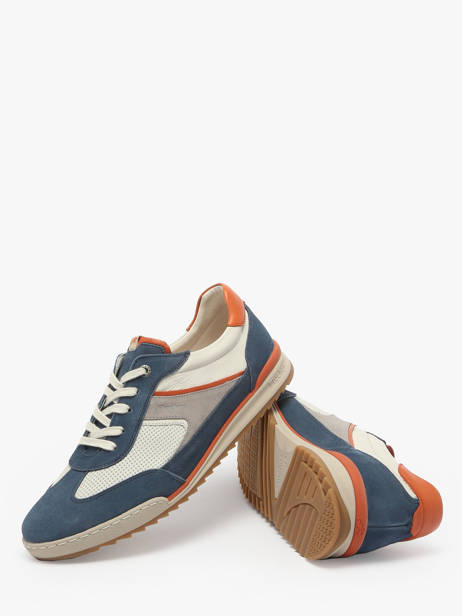 Sneakers Afelpado Uit Leder Fluchos Blauw men F2184 ander zicht 3