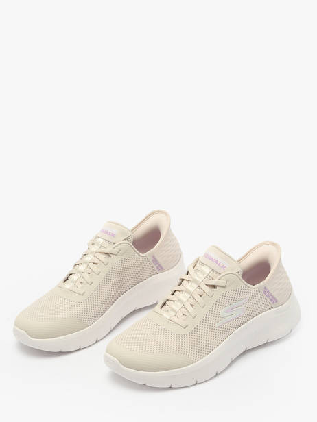 Sneakers Slip-ins Skechers Beige women 124836 ander zicht 2