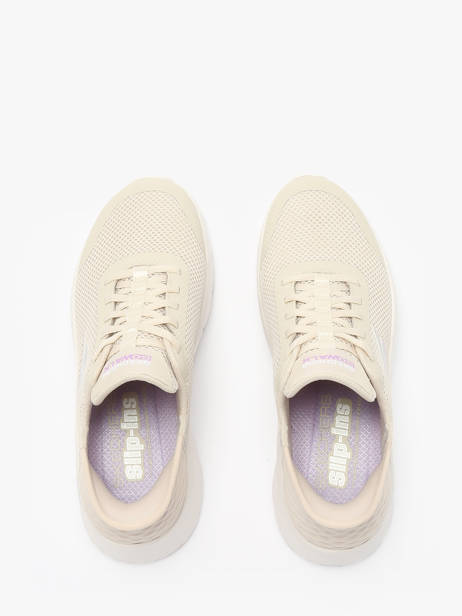Sneakers Slip-ins Skechers Beige women 124836 ander zicht 4