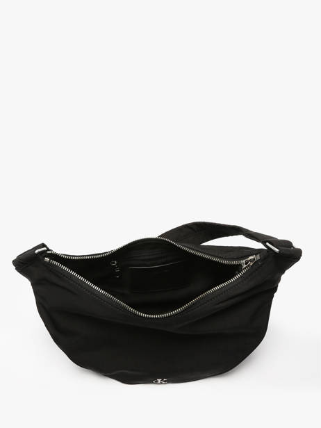 Cross Body Tas Luna Nylon Calvin klein jeans Zwart luna 4K3095G ander zicht 3