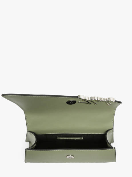 Cross Body Tas K Signature Leder Karl lagerfeld Groen k signature A1W30458 ander zicht 3