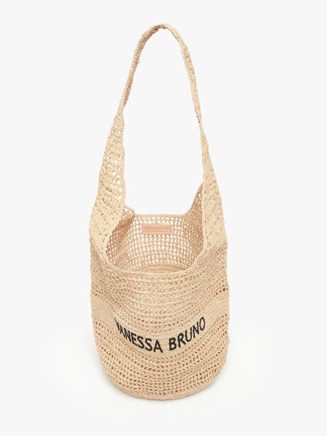 Schoudertas Cabas Raphia Raphia Vanessa bruno Beige cabas raphia 60V40890 ander zicht 3