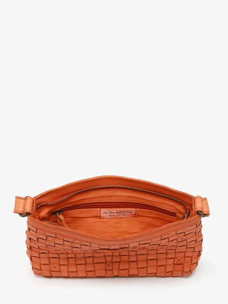 Cross Body Tas Heritage Leder Biba Oranje heritage KA9 ander zicht 3