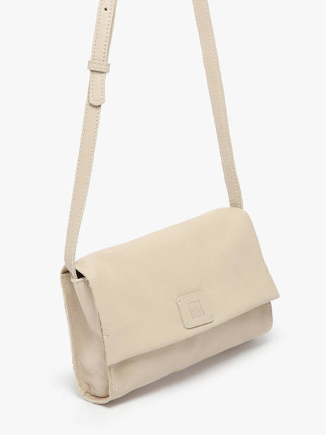 Cross Body Tas Leather Leder Biba Beige leather CET3L ander zicht 2
