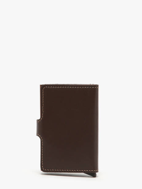 Kaarthouder Original Leder Secrid Bruin original MO ander zicht 2