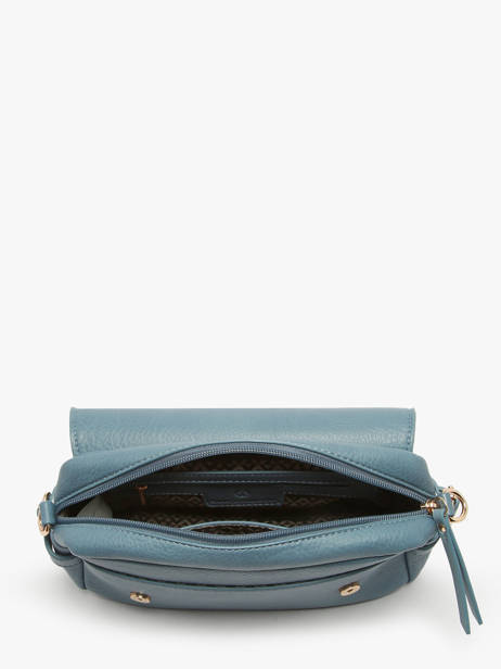 Cross Body Tas Zip Lulu castagnette Blauw zip YRONDE ander zicht 3