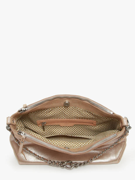 Cross Body Tas Vintage Leder Mila louise Zilver vintage 3822RX ander zicht 3