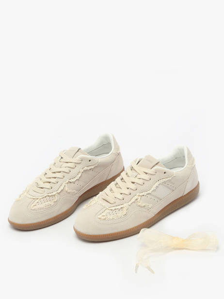 Sneakers Tb.490 Crochet Uit Leder Alohas Beige women 10082301 ander zicht 2