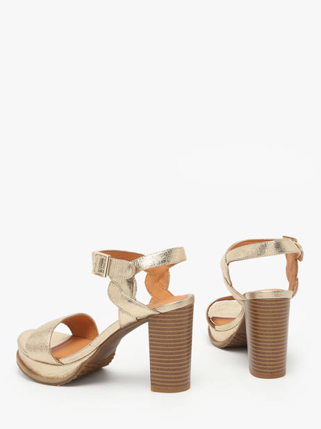 Sandalen Met Hak Jain Uit Leder Mam'zelle Goud women CSG1H03 ander zicht 2