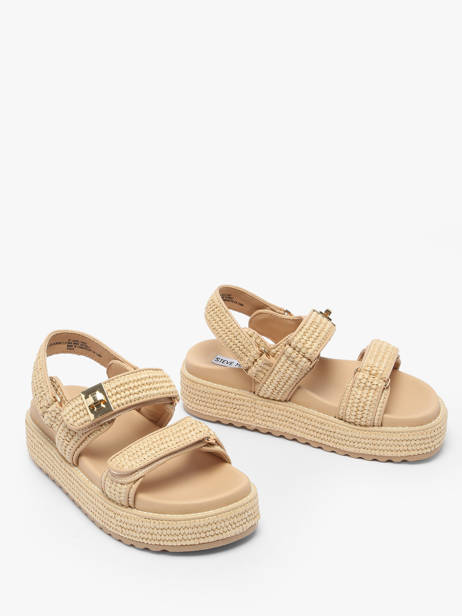 Sandalen Bigmona Uit Leder Steve madden Beige women 11003034 ander zicht 1