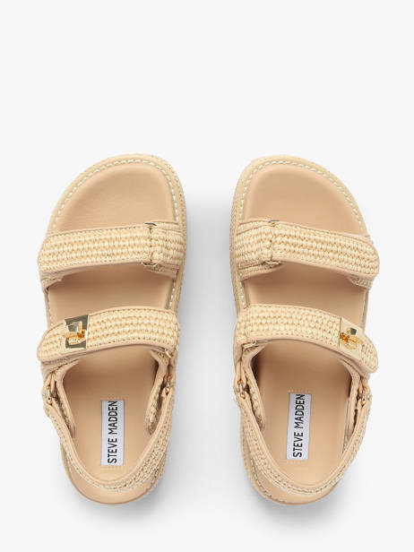 Sandalen Bigmona Uit Leder Steve madden Beige women 11003034 ander zicht 3