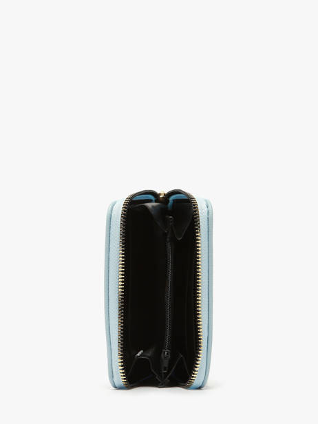 Portemonnee Miniprix Blauw safiano 78SM2686 ander zicht 1
