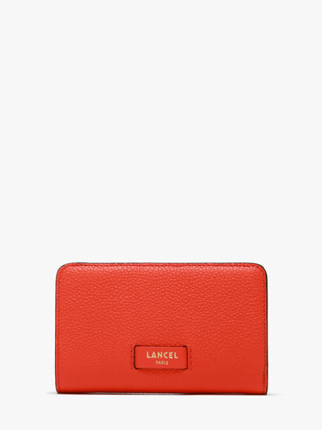 Portefeuille Met Rits Ninon Leder Lancel Oranje ninon A11123