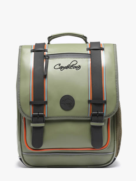 Rugzak 3 Compartimenten Cameleon Groen vintage north PBVWSD39