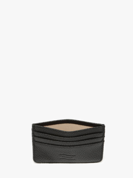 Kaarthouder Leder Crinkles Zwart caviar 14320 ander zicht 1