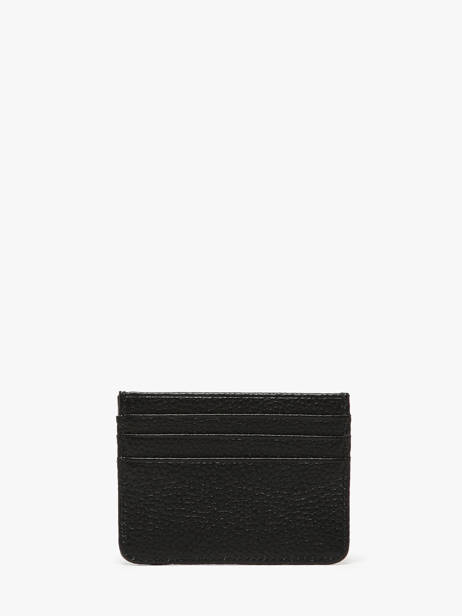 Kaarthouder Leder Crinkles Zwart caviar 14320 ander zicht 2