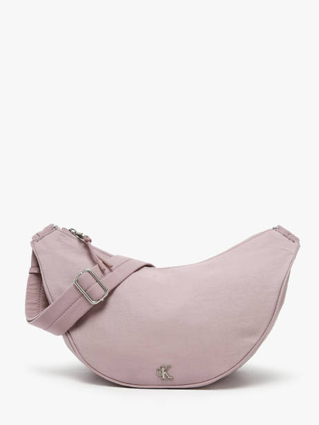 Cross Body Tas Luna Nylon Calvin klein jeans Roze luna 4K3095G