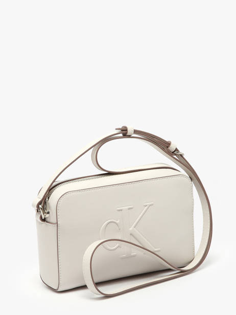 Cross Body Tas Sculpted Calvin klein jeans Beige sculpted 4K3036G ander zicht 2