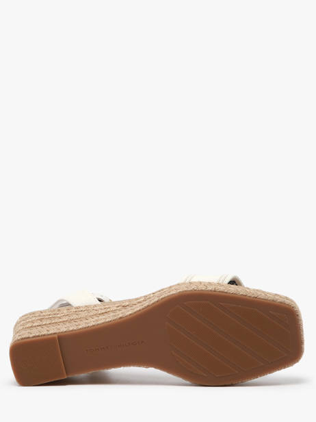 Sandalen Tommy hilfiger Wit women 8805YBL ander zicht 4