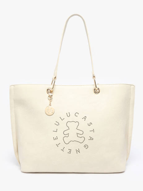 Schoudertas Ourson Lulu castagnette Wit ourson YOUEN