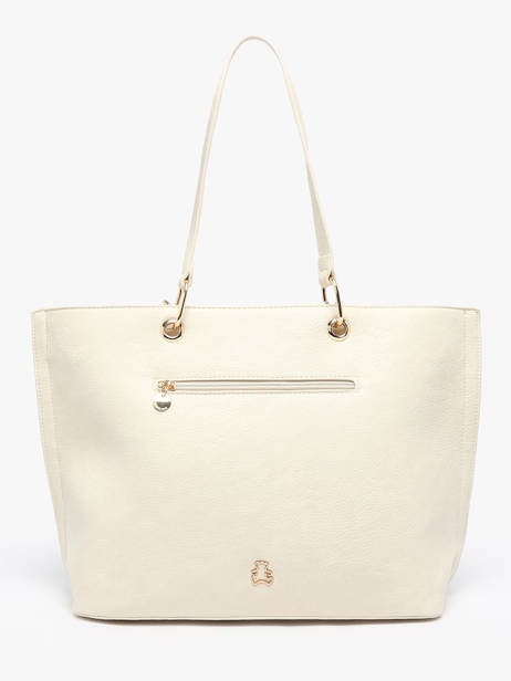 Schoudertas Ourson Lulu castagnette Wit ourson YOUEN ander zicht 4