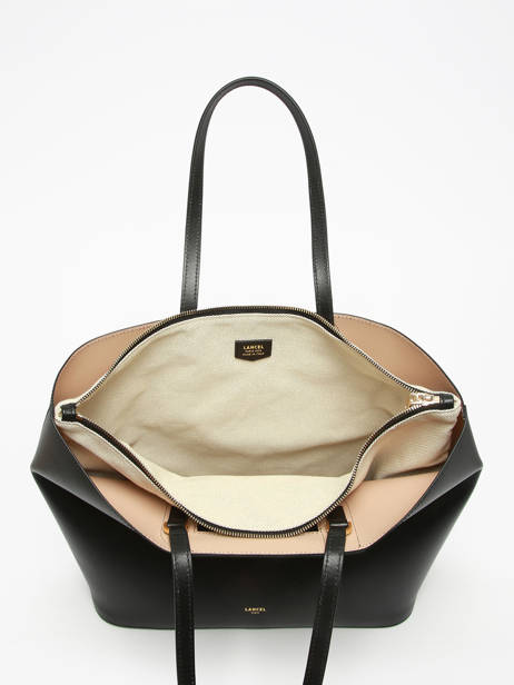 Schoudertas Angèle Leder Lancel Zwart angele A13361 ander zicht 4