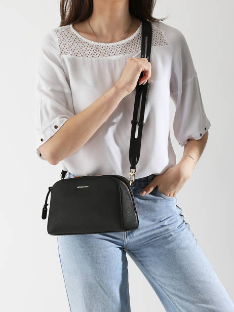 Cross Body Tas Ashton Leder Michael kors Zwart ashton S5G9QC5L ander zicht 1