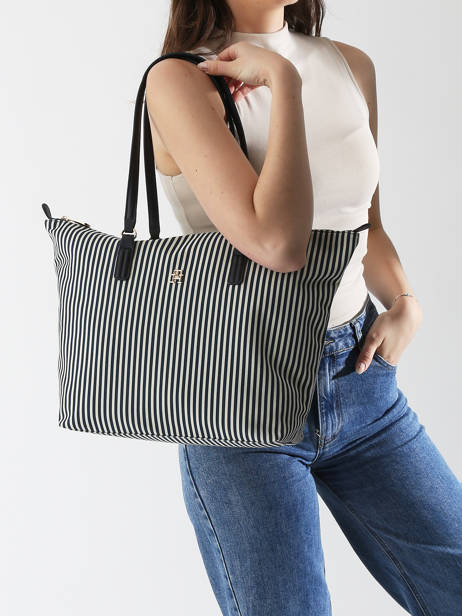 Cross Body Tas Poppy Summer Gerecycleerd Polyester Tommy hilfiger Blauw poppy summer AW17203 ander zicht 1