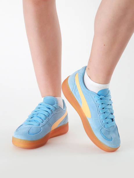 Sneakers Palermo Moda Xtra Gum Uit Leder Puma Blauw women 40032307 ander zicht 1