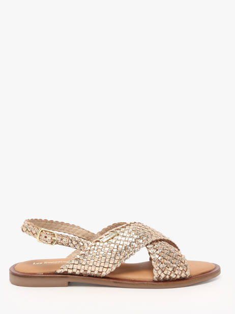 Open Sandalen Doa Uit Leder Les tropeziennes Goud women DOA