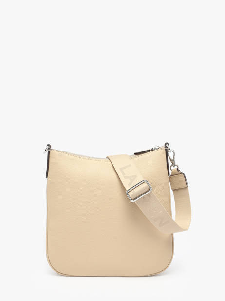 Cross Body Tas Cameryn Leder Lauren ralph lauren Beige cameryn 31970152 ander zicht 4