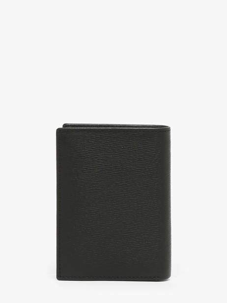 Portefeuille Met Portemonnee Leder Hugo boss Zwart iconic HLG421A ander zicht 2