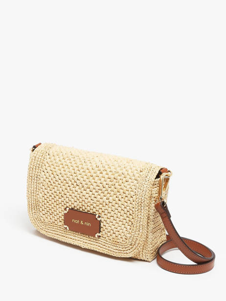 Cross Body Tas Raphia Raphia Nat et nin Beige raphia RA ander zicht 2