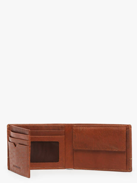 Portefeuille Met Portemonnee Leder Maverick Bruin rough gear MAVRG002 ander zicht 1