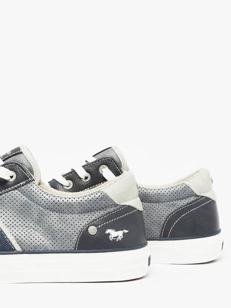 Sneakers Mustang Blauw men 4180308 ander zicht 3