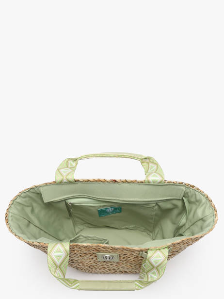 Handtas Estival Stro Le voyage en panier Groen estival PM848 ander zicht 3