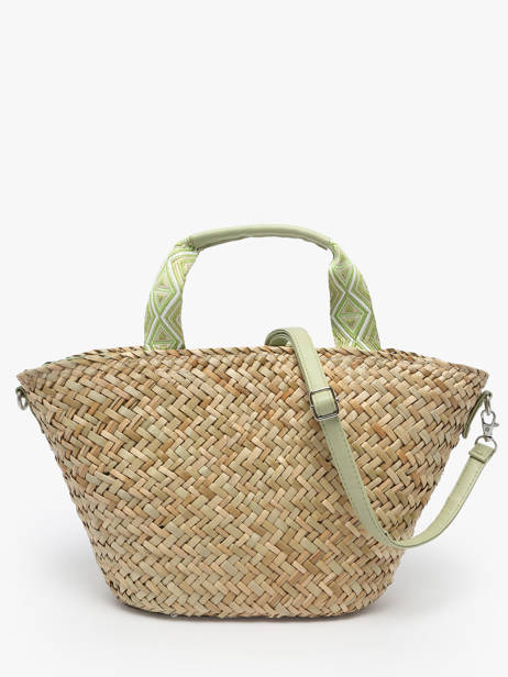 Handtas Estival Stro Le voyage en panier Groen estival PM848 ander zicht 4