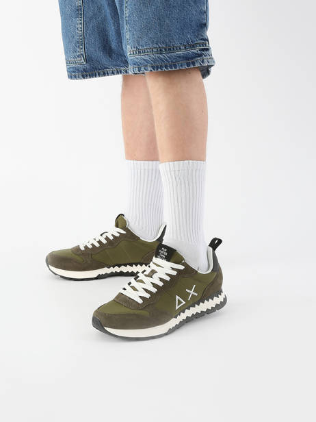 Sneakers Tom Snake Sun68 Groen men Z35104 ander zicht 1