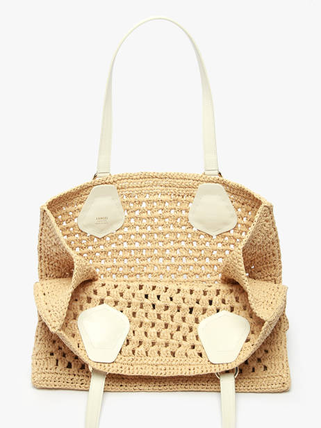 Schoudertas Cabas D'ete Lancel Beige cabas d'ete A13416 ander zicht 3