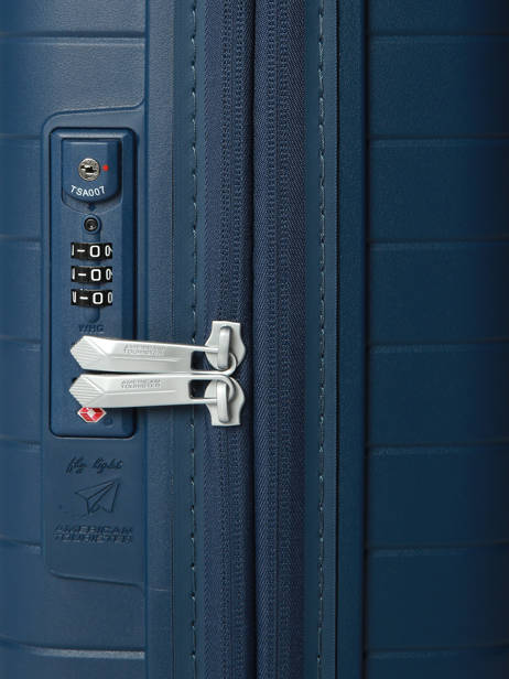 Uitbreidbare Handbagage American tourister Blauw fastforward 155259 ander zicht 1