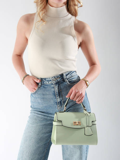 Cross Body Tas Saffiano Miniprix Groen saffiano HY5434 ander zicht 1