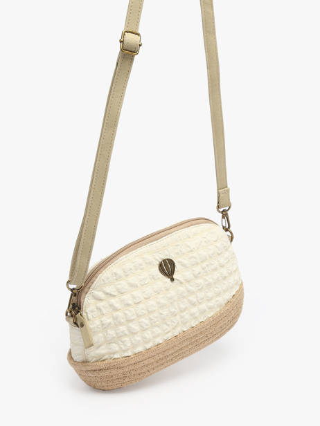 Cross Body Tas Gaufrette Le voyage en panier Wit gaufrette PM883 ander zicht 2