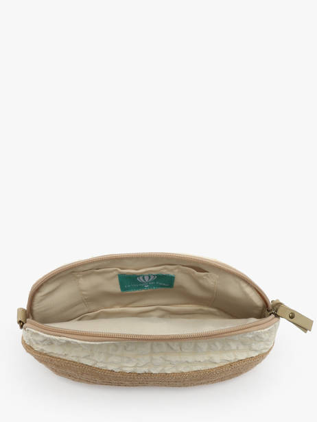 Cross Body Tas Gaufrette Le voyage en panier Wit gaufrette PM883 ander zicht 3
