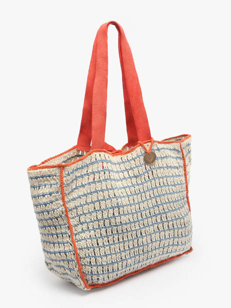 Schoudertas Over The Rainbow Katoen Le voyage en panier Blauw over the rainbow PM870 ander zicht 1