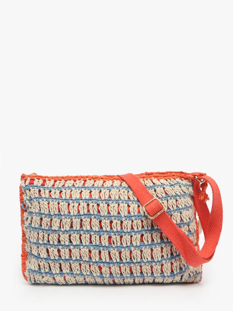 Cross Body Tas Over The Rainbow Katoen Le voyage en panier Blauw over the rainbow PM871 ander zicht 4