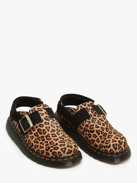 Slippers Jorge Iii Uit Leder Dr martens Zwart women 41088200 ander zicht 2