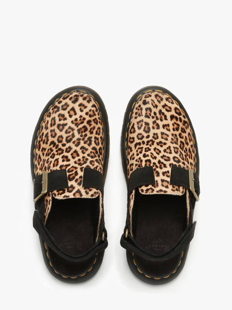 Slippers Jorge Iii Uit Leder Dr martens Zwart women 41088200 ander zicht 4
