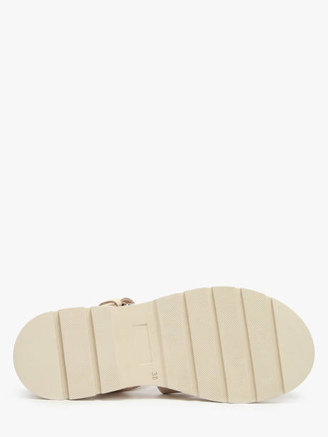 Sandalen Dalia Uit Leder Nuyou Beige women 37103 ander zicht 4